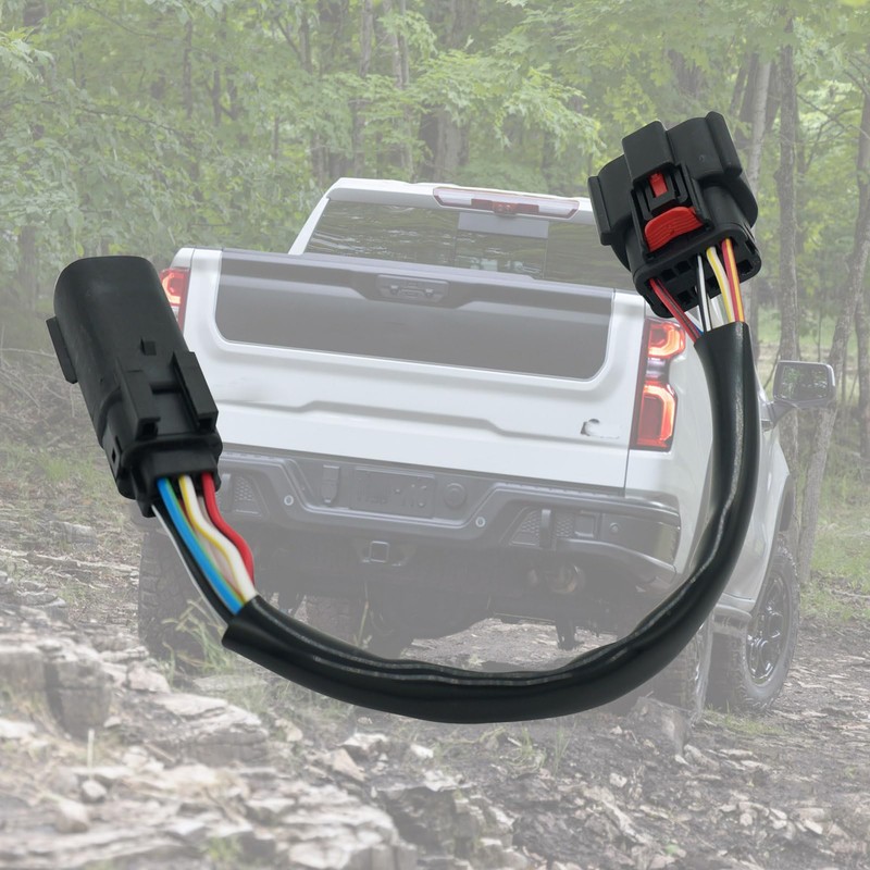 Micarun 2 Pcs Halogen to LED Tail Light Lamp Wiring
