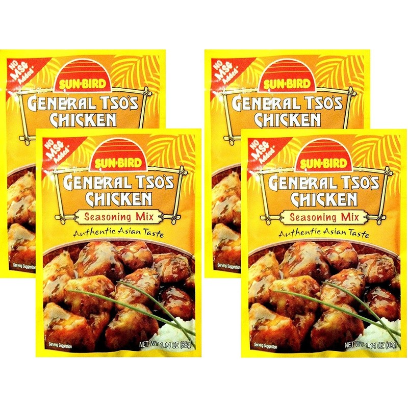 Sunbird General Tso's Chicken Seasoning Mix, 1.14 Ounce Packet (Pack