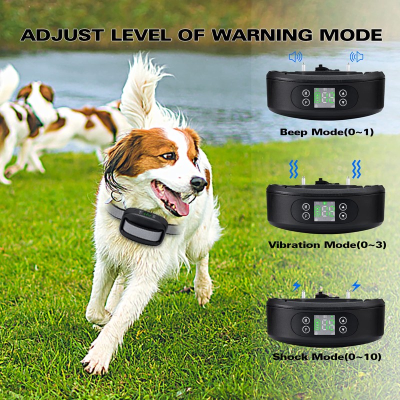 WIEZ GPS Wireless Dog Fence, Electric Dog Fence with GPS,