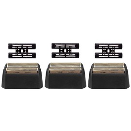 Serie 5 Star Finale - Ensamblaje de repuesto para afeitadora y barra de cortadora compatible con cabezales de aluminio Wahl 7031-100/7043-100, apto para afeitadora #8061 8164 (negro, paquete de 3)