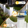 ZCXLIGHT Solar Post Cap Lights Outdoor 12 Pack, 4x4 Post