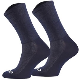 TODO Men's and Women's Cycling Socks Breathable Road Bike Socks Men's Cycling Socks with Motif Also Running Socks, navy, 39 - 42
