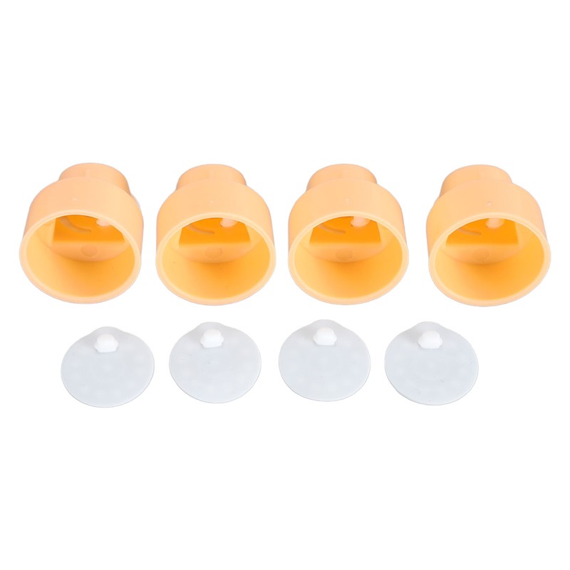 12pcs Spare Valves Membranes Silicone Spillage Prevention Accessory Pump Replacement