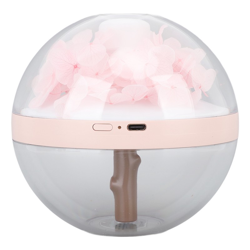 Essential Oil Diffuser Mini LED 270ml Pink Eternal Flower Aroma