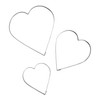Tala 10A09518 Cookie Cutters, Chrome, Stainless Steel, Heart
