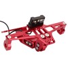 Motorcycle License Plate Mount Adjustable License Plate Holder with Taillight