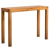 46 Inch Pinewood Console Table, Narrow Sofa Table for Living