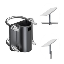 XTAR MT4 Mounting Kit for 34mm Starlink Antenna Dish,U Bolt Bracket Allows You to Secure The Dish to Any Rounded Pole