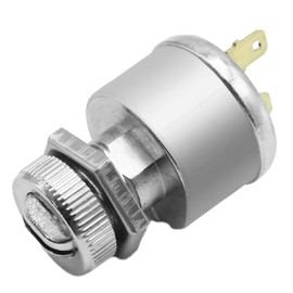 EATAKWARD 17421G1 Ignition Switch with Key, Golf Cart Starter Ignition Key Switch Replacement for EZGO Golf Cart 1981-Up 2 Terminal 4 Key Free Terminals Carabiner Golf Cart Ignition Key Switch