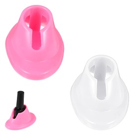 YUXIANLB 2PCS Nail Polish Bottle Holder Soft Rubber Nail Polish Bottle Holder Anti-Spill Bottles Stand Nails Holders For Painting Manicure Display Tools Nails Polishes Accessories Nailart Supplies