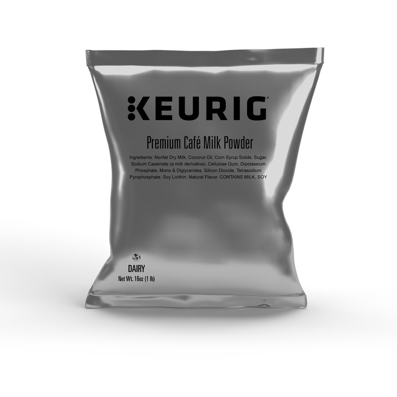 Keurig Premium Café Milk Powder, 1lb Bag, Specialty Beverage Base