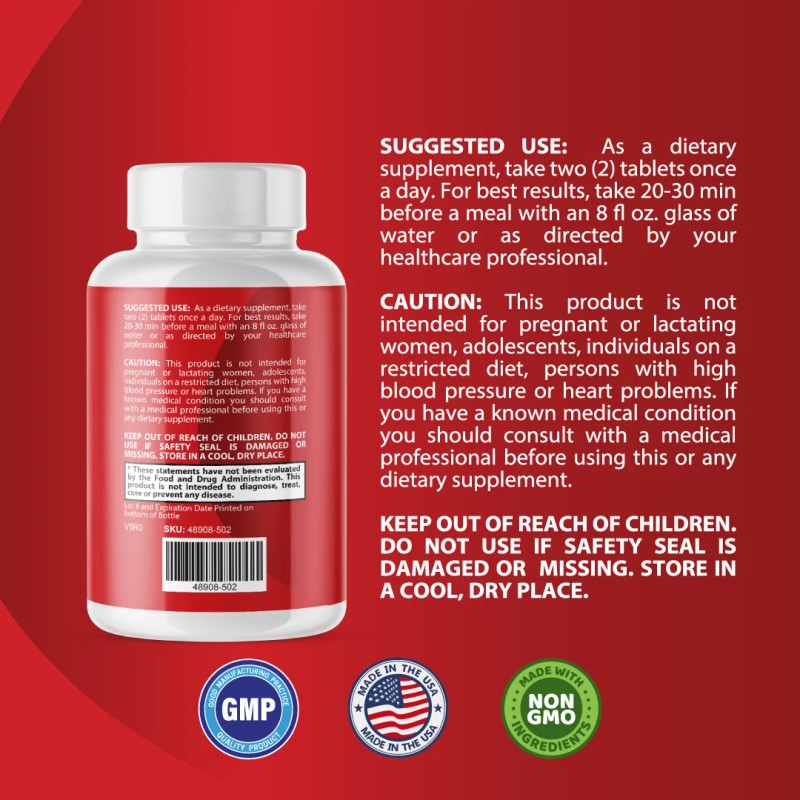 Pelican Vitamins Tadala Tabs- Men's Health & Bodybuilding- 5 Bottles-