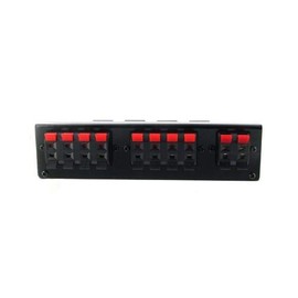 4-Way Speaker Switch Room Zone Stereo Selector Box 100W Channels