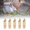 10Pcs Automatic Fox Rabbit Drinker Nipple Waterer Drinking Water Tool