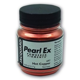 Jacquard Pearl-Ex Pigment, Creates Metallic or Pearlescent Effect.5 Ounce Jar, Hot Copper