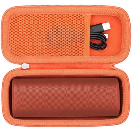 Khanka Hard Travel Case Replacement for Sonos Roam/Sonos Roam 2/Roam SL Portable Smart Bluetooth Speaker (Orange)