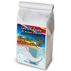 Los Chileros Blue Corn Pancake and Waffle Mix, 16 Ounce