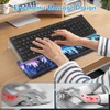 AIMSA Acrylic Tilted Keyboard Holder Wrist Rest, 3-Level Adjustment Keyboard