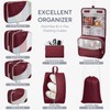ALL INCLUDED 10 Set Sturdy Packing Cubes for Suitcases,OlarHike Travel