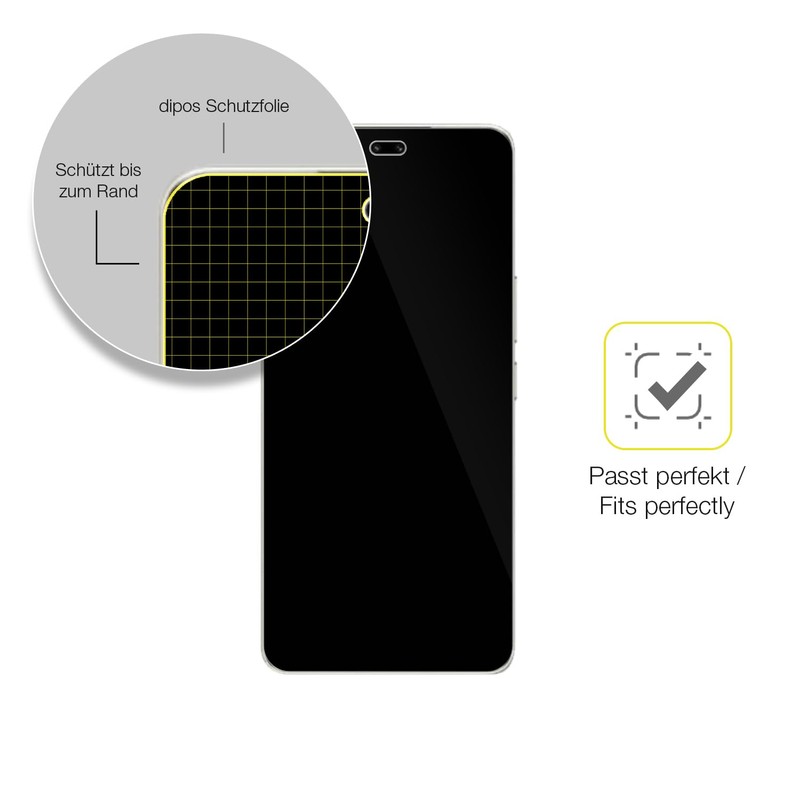 dipos FLEX 2 x Protective Film Clear Suitable for Honor