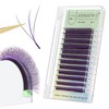 ANNAFRIS 3D W Shape Purple Dual Core Premade Fan Eyelash