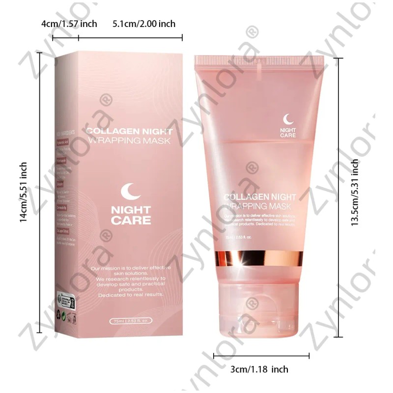 Gel Mascarillas Faciales Colágeno Nocturna