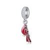 Cardinal Charms Beads Fits Charms Bracelets for Women 925 Sterling