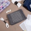 24 Pcs Sashiko Stencil Kit, 8Pcs 4.7 x 4.7 Inch