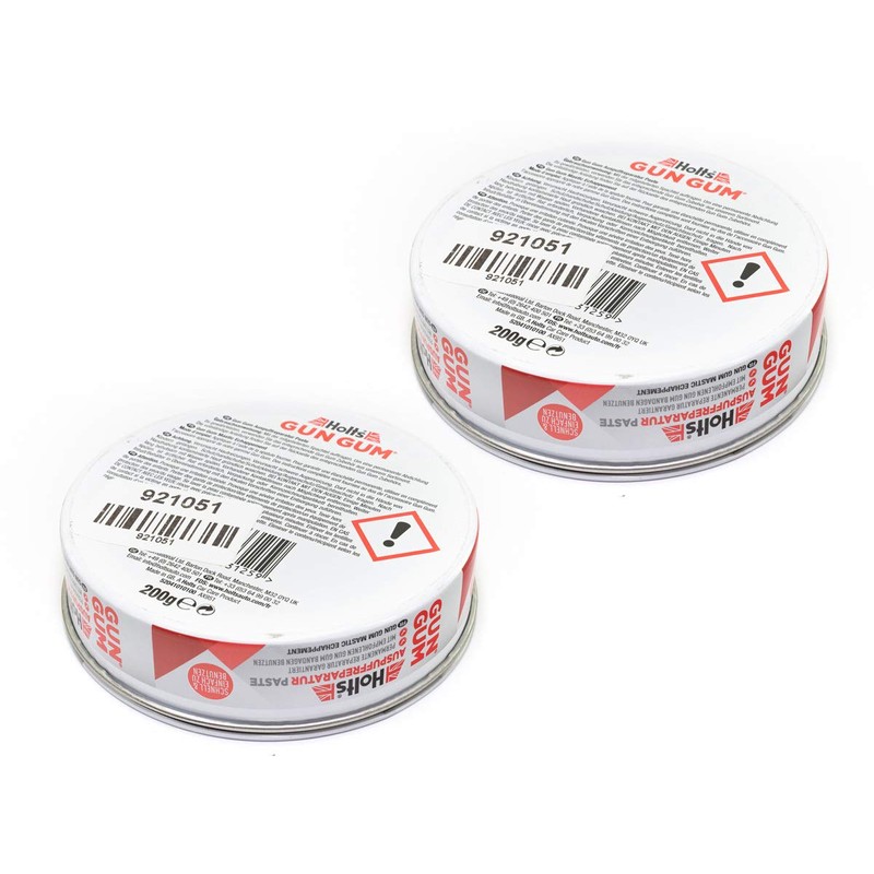 Holts Gun Gum Exhaust Seal Paste 2 x 200 g