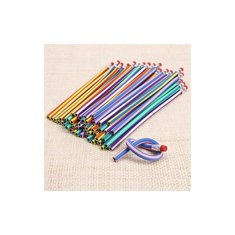 G4GADGET Soft Flexible Bendy Pencils Magic Bend Kids School Fun