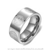 BOBIJOO JEWELRY - Bague Alliance Anneau Médaille Saint Benoît Mariage