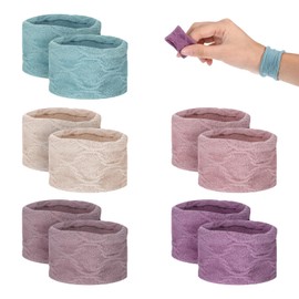 10 Haargummi Damen, Große Elastische Haarschmuck, aus Hochwertiger Baumwolle, Superelastische und Starke Scrunchies für Dickes Langes Haar und Lockiges Haar Haargummis(Bunt)