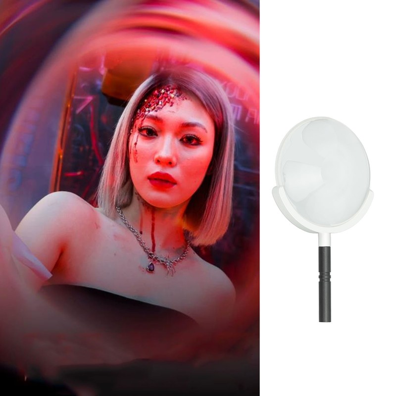 Handheld Filter Lens Swirl Special Effect Glass Lens SLR Camera