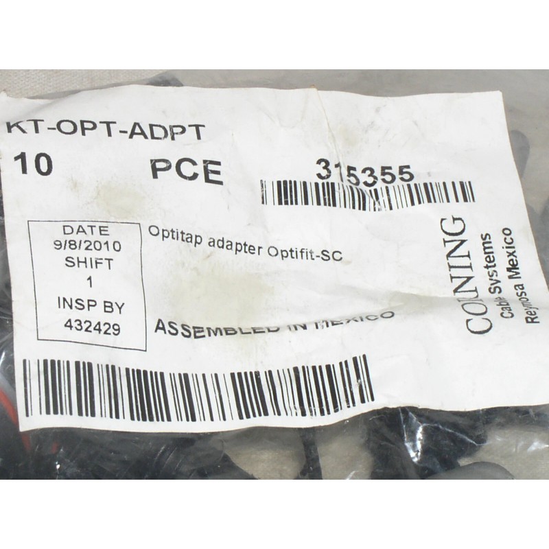 CORNING CABLE SYSTEMS 1 CORNING OPTITAP HYBRID ADAPTER W/MOUNTING HARDWARE