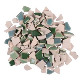 DOITOOL DIY Mosaic Stones Irregular Glazed Ceramic Tiles for Creative Crafts Durable for Art Projects and Home Decoration
