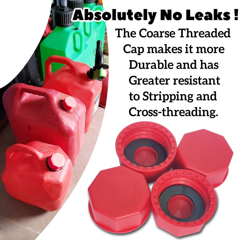 Thickened Gas Can Caps (4 Pack) For 5 gallon Replacement