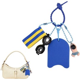 Yaozeio - Llavero de natación para mujeres y hombres, para amantes de la natación, accesorios de fiesta de cumpleaños para bolso