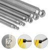 Bestgle 5pcs 100mm Ball End Hexagon Head Long Magnetic Screwdriver