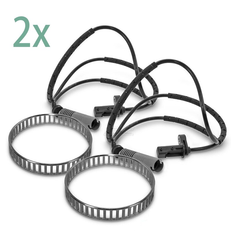 Bohaner ABS Sensor ABS Wheel Speed Sensor 2 Pieces Rear