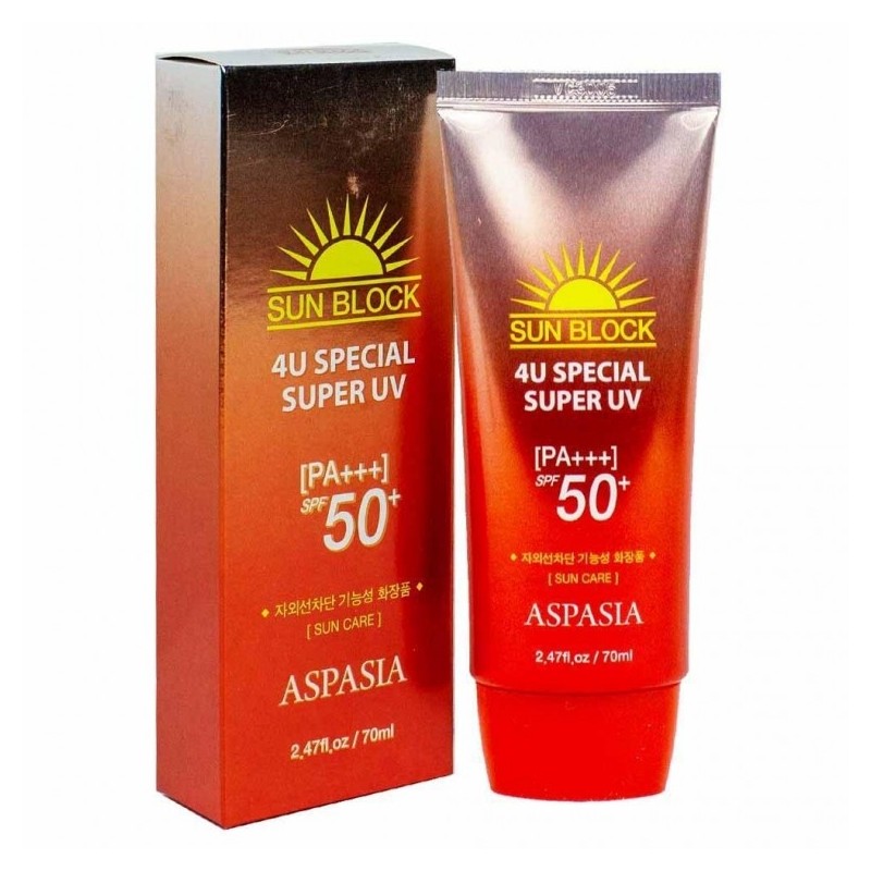 Aspasia 4U Special Super UV Sunscreen SPF50 PA+ (New) 10ea