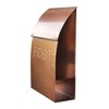 NACH Milano Pointed Rustic Metal Mailbox, Powder Coated Finish Black