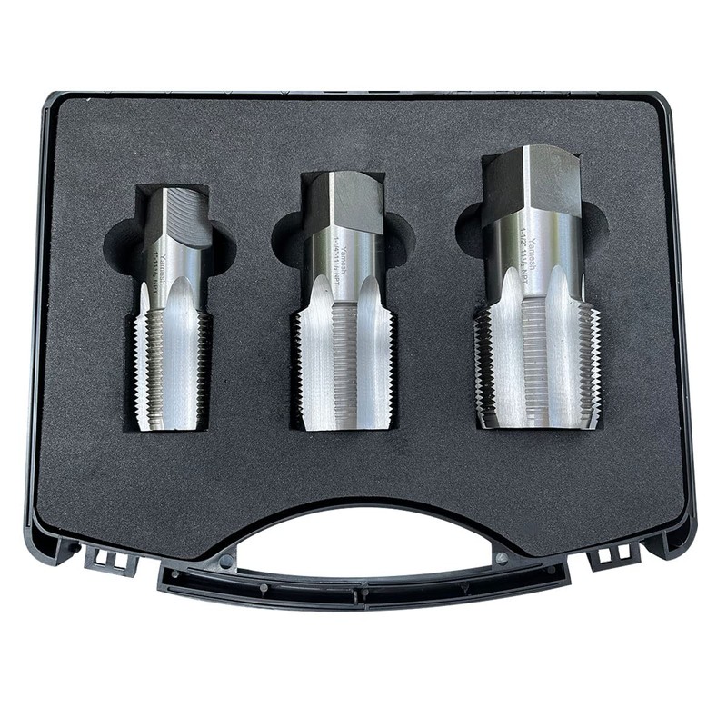 NPT Pipe Tap Set Carbon Steel 1"-11 1/2 1-1/4"-11 1/2