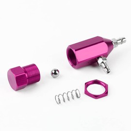 DNA MOTORING Manual Boost Controller, Universal Adjustable Turbo Engine Boost Controller, Aluminum Alloy-Purple, BC-T6-PP