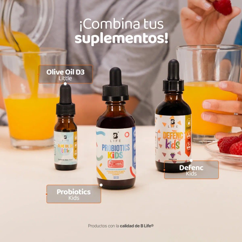 Probióticos En Gotas Para Niños, B Life Kids Probiotics Cereza