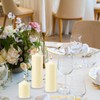 MTLEE 6 Pcs Pillar Candles 3 Set 2 in x