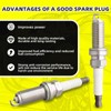 MOAUTO Set of 4 Ignition Coils Pack UF749 30520-5R0-013 &