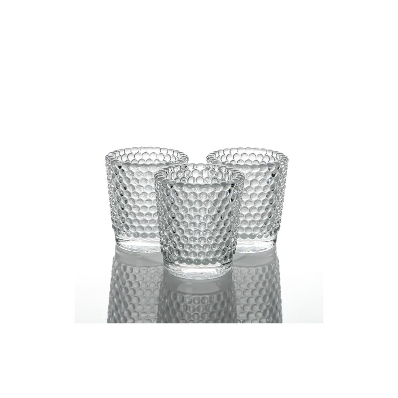 Richland Votive Candle Holders Hobnail Clear Set of 72