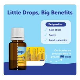 Vitamina D3gotas Bebés Crecimiento Defensas 90 Americano