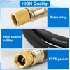 1/2" Vacuum Refrigerant Hose, High Flow HVAC Refrigerant Hose 1/2
