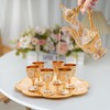 Complete Tea Set with 1 Teapot, 6 Tea Cups &